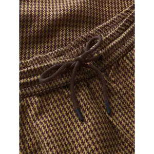 Casual Trousers KnowledgeCotton Apparel Ozone Houndtooth image-4