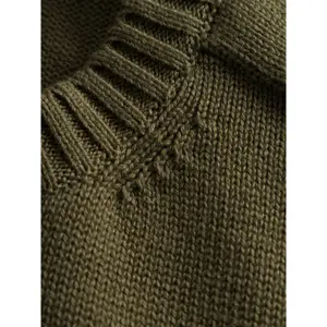 Rundhals-Pullover aus einfarbiger Maschenware KnowledgeCotton Apparel image-4