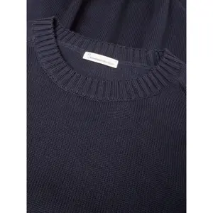 Rundhals-Pullover aus einfarbiger Maschenware KnowledgeCotton Apparel image-2