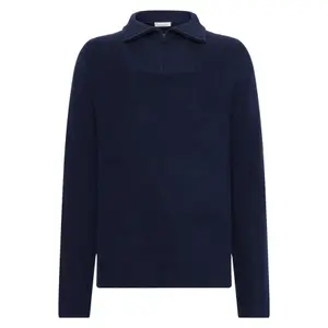 1/2 zip sweater KnowledgeCotton Apparel Merino image-0