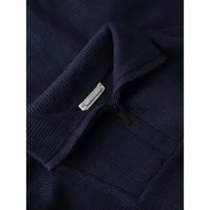 1/2 zip sweater KnowledgeCotton Apparel Merino image-2