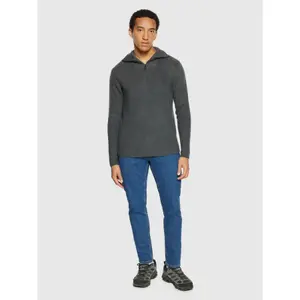 1/2 zip sweater KnowledgeCotton Apparel Merino image-2