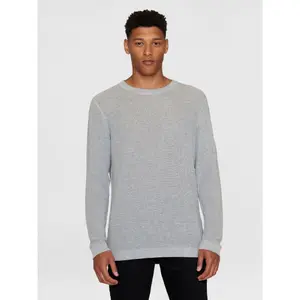 Knit crew neck jumper KnowledgeCotton Apparel image-1