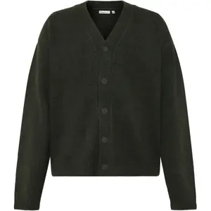 Cardigan aus Bouclé-Stoff KnowledgeCotton Apparel