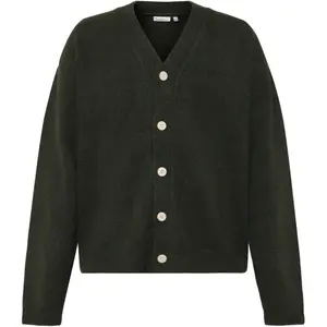 Cardigan aus Bouclé-Stoff KnowledgeCotton Apparel image-1