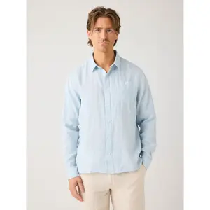 Μακρυμάνικη πουκάμισο από λινό KnowledgeCotton Apparel image-1