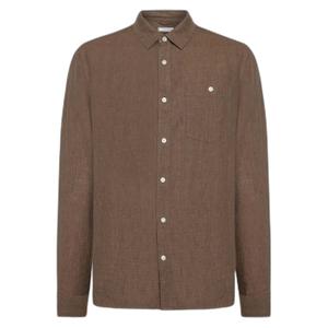 Long-sleeved linen shirt KnowledgeCotton Apparel