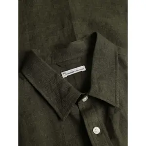 Long-sleeved linen shirt KnowledgeCotton Apparel image-2