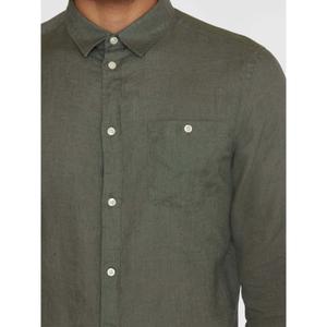 Long-sleeved linen shirt KnowledgeCotton Apparel image-3