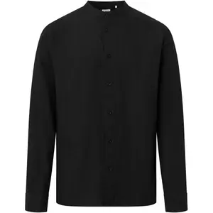 Πουκάμισο με ψηλό γιακά από λινό KnowledgeCotton Apparel Gots Vegan image-0