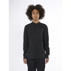 Πουκάμισο με ψηλό γιακά από λινό KnowledgeCotton Apparel Gots Vegan image-1