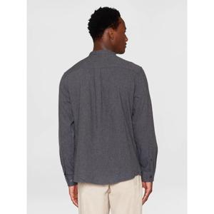 Camicia a maniche lunghe in flanella con colletto alto KnowledgeCotton Apparel GOTS image-2