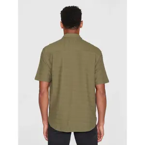 Camisa de algodón a rayas amplia KnowledgeCotton Apparel image-4