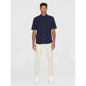 Camisa de algodón a rayas amplia KnowledgeCotton Apparel image-1