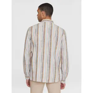 Long sleeve shirt KnowledgeCotton Apparel Loose Stripe image-2