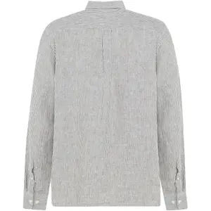 Πουκάμισο μακρύ μανίκι KnowledgeCotton Apparel Linen Stripe image-2