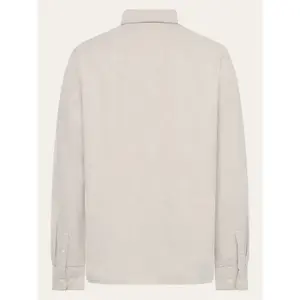 Long sleeve shirt KnowledgeCotton Apparel Harald Small Owl Oxford - GOTS/Vegan image-1