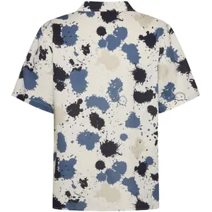 Printed shirt KnowledgeCotton Apparel Water is Life Organic Linen GOTS/Vegan image-1