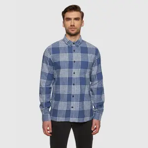 Check shirt KnowledgeCotton Apparel Gots Vegan image-1