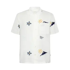 Camisa con bordado KnowledgeCotton Apparel - GOTS/Vegan image-0