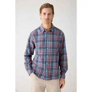 Checked flannel shirt KnowledgeCotton Apparel - GOTS/Vegan image-1