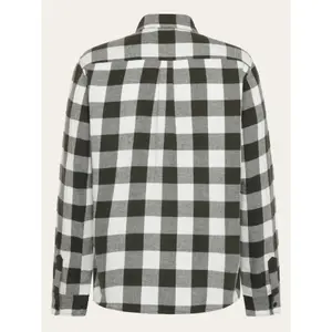 Cotton flannel checked shirt KnowledgeCotton Apparel - GOTS image-1