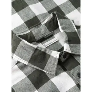 Cotton flannel checked shirt KnowledgeCotton Apparel - GOTS image-2