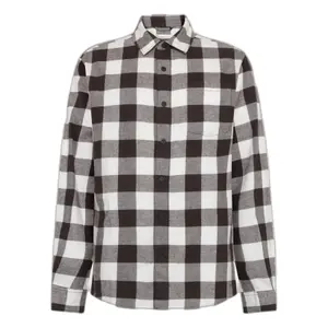 Cotton flannel checked shirt KnowledgeCotton Apparel - GOTS image-0