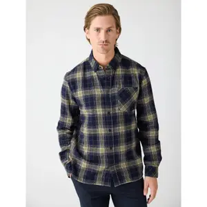 Flannel shirt KnowledgeCotton Apparel Dune image-1