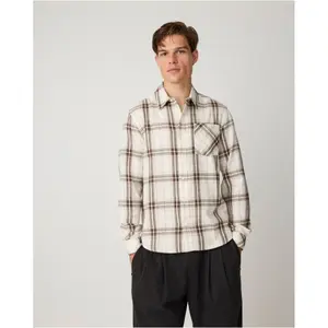 Flannel shirt KnowledgeCotton Apparel Dune image-2