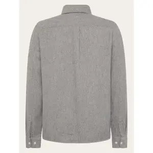 Long-sleeved cotton blend shirt KnowledgeCotton Apparel GOTS image-1