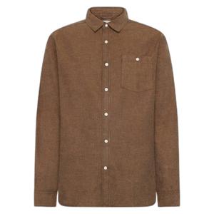 Baumwollflanellhemd KnowledgeCotton Apparel Fishbone - GOTS