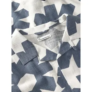 Χαλαρή πουκάμισο λινό KnowledgeCotton Apparel image-6