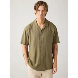 Casual Πουκάμισο KnowledgeCotton Apparel Moss Linen image-1