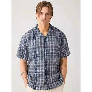 Ανατρεπτικό Μπλουζάκι Πλέγματος KnowledgeCotton Apparel image-1