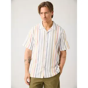 Ριγέ Κοντομάνικη Μπλούζα KnowledgeCotton Apparel image-1
