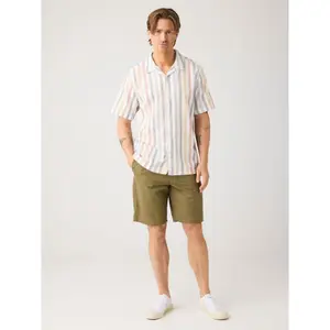 Ριγέ Κοντομάνικη Μπλούζα KnowledgeCotton Apparel image-4