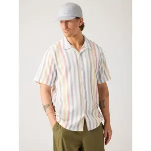 Ριγέ Κοντομάνικη Μπλούζα KnowledgeCotton Apparel image-3