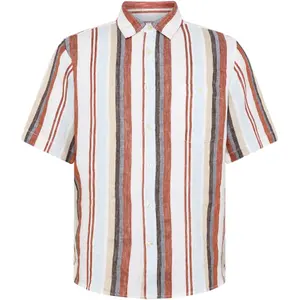 Πουκάμισο KnowledgeCotton Apparel Linen Stripe image-0