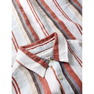 Πουκάμισο KnowledgeCotton Apparel Linen Stripe image-5