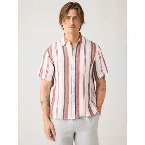 Πουκάμισο KnowledgeCotton Apparel Linen Stripe image-1