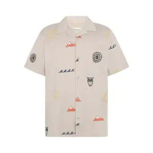 Broderet skjorte KnowledgeCotton Apparel