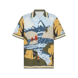 Trykt skjorte KnowledgeCotton Apparel