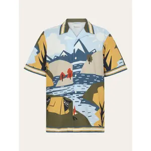 Trykt skjorte KnowledgeCotton Apparel image-1