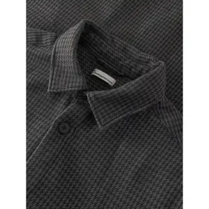 Overshirt KnowledgeCotton Apparel Houndtooth Loose image-2