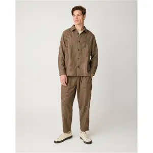 Overshirt KnowledgeCotton Apparel Houndtooth Loose image-1