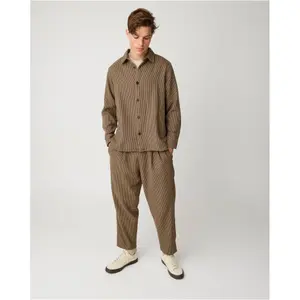 Overshirt KnowledgeCotton Apparel Houndtooth Loose image-2