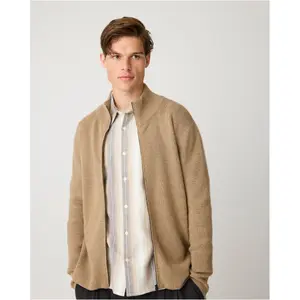 Long-sleeved cotton shirt KnowledgeCotton Apparel Dune Stripe image-4
