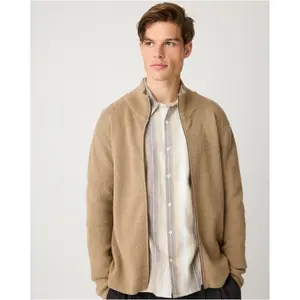 Long-sleeved cotton shirt KnowledgeCotton Apparel Dune Stripe image-5