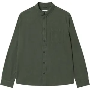 Long sleeve flannel shirt KnowledgeCotton Apparel Organic GOTS image-0